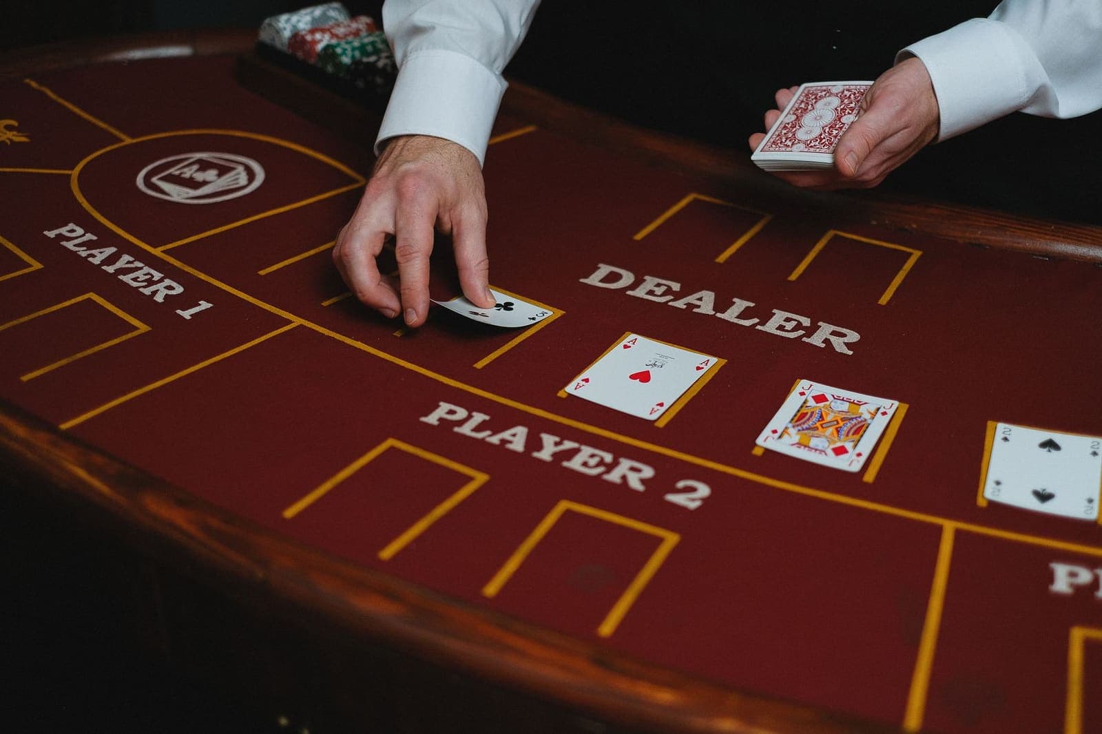 close-up of the reels of a slot machine