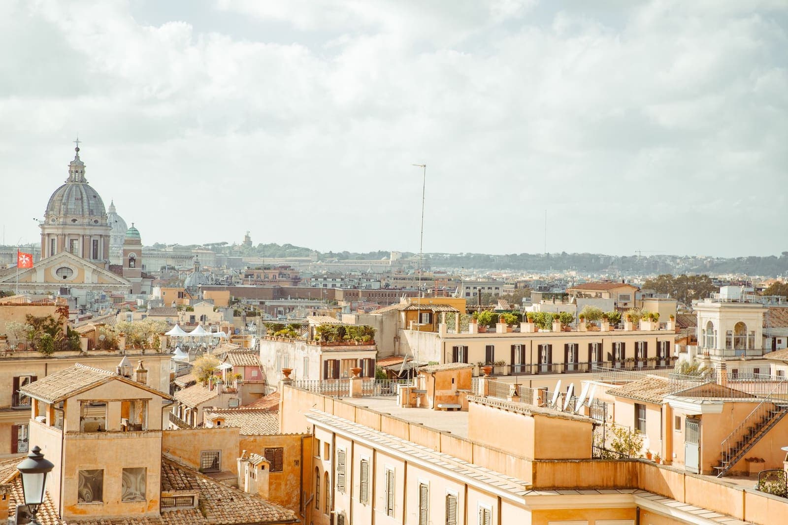 View of Rome skyline where the merged gaming company will be headquartered